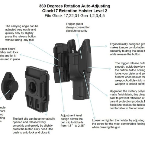 Tactical Level 2 Duty Holster